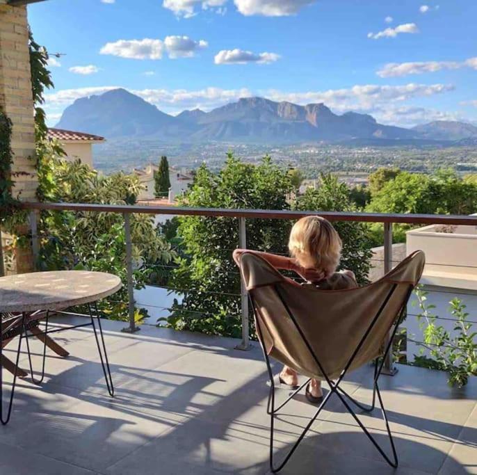 Villa In Albir L'Alfas del Pi Bagian luar foto